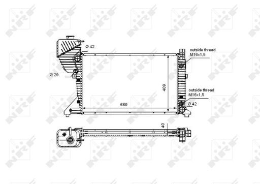 [55349] RADIATOR NRF MERC