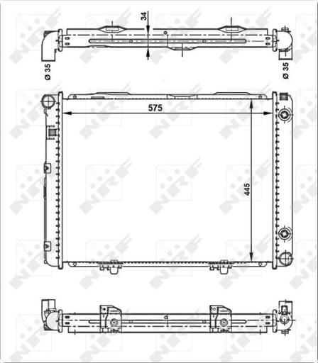 [53866] RADIATOR NRF MERC