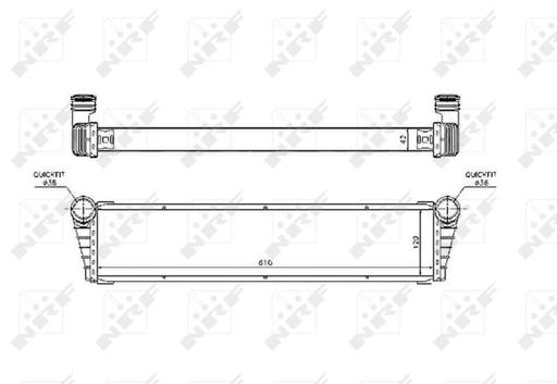 [53799] RADIATOR NRF PORSCHE
