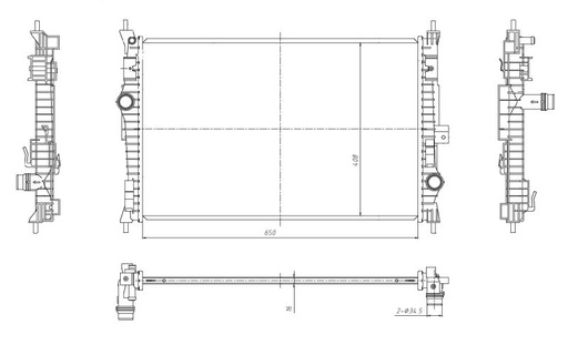 [59302] RADIATOR NRF PSA