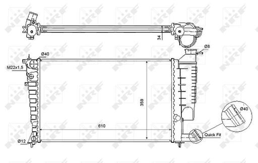 [54715] RADIATOR NRF PSA