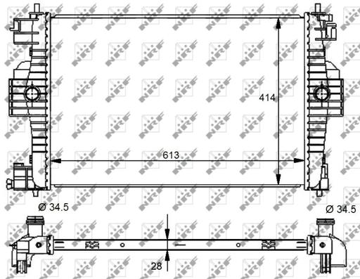 [59139] RADIATOR NRF PSA
