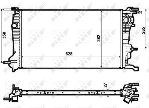 [53963] RADIATOR NRF RENAULT