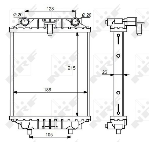 [59125] RADIATOR NRF VAG