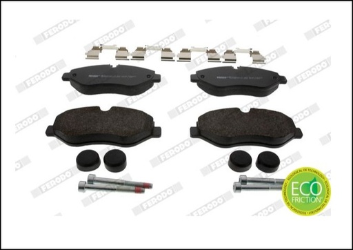 [FVR4469] FRONT PADS FERODO WITHOUT SENSORS MERC VAG - BREMBO CALIPER VERSION