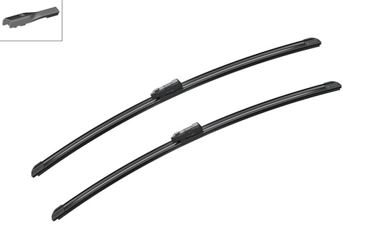 [A351S] WIPER BLADE SET FRONT AEROTWIN BOSCH VAG