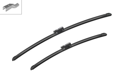 [A323S] WIPER BLADE [FRONT KIT] BOSCH AEROTWIN [650MM 26 INCH + 500MM 20 INCH - FLAT WIPER BLADE]