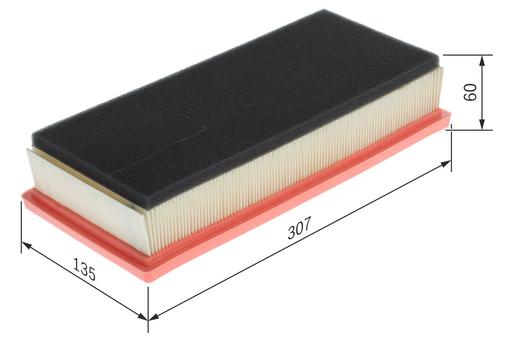 [S3156] AIR FILTER BOSCH ALFA