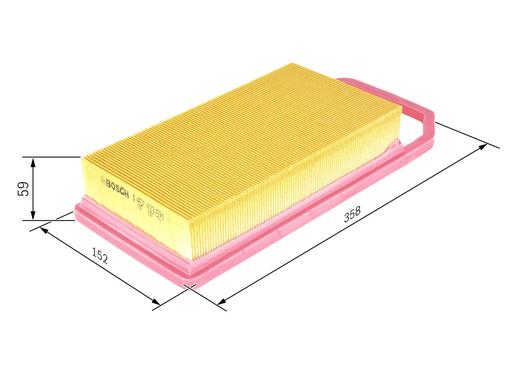 [S3591] AIR FILTER BOSCH PSA