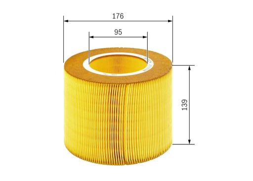 [S3590] AIR FILTER BOSCH SAAB
