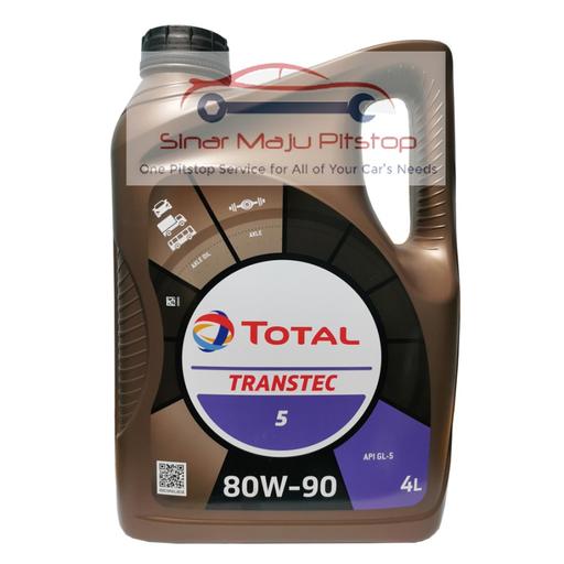 [216995] GEAR OIL 4L 80W90 TRANSTEC 5 TOTAL
