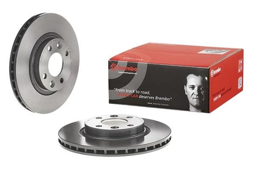 [09.C285.11] FRONT DISC 258MM BREMBO RENAULT SMART