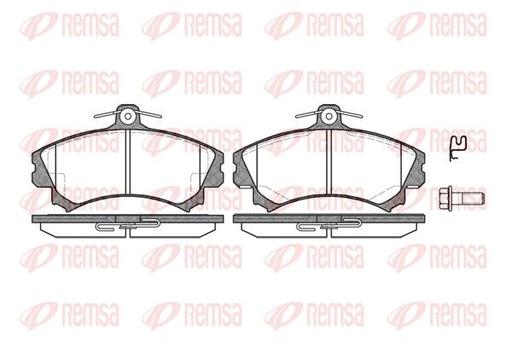 [0590.02] BRAKE PADS FRONT REMSA VOLVO
