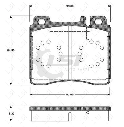 [02420.00] BRAKE PADS FRONT ROADHOUSE MERC