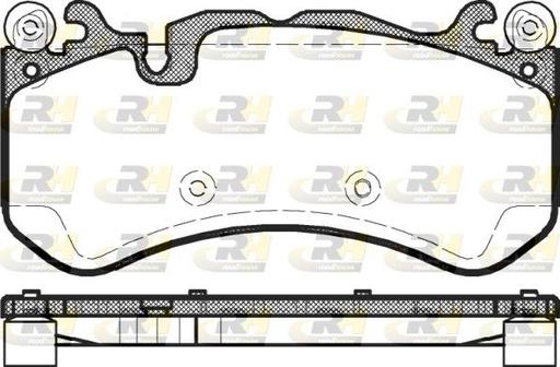 [21300] FRONT PADS ROADHOUSE VAG