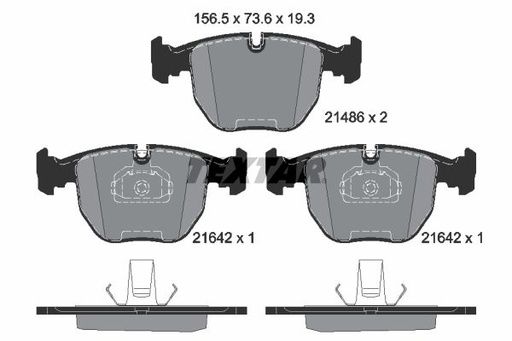[2148602] FRONT PADS TEXTAR BMW