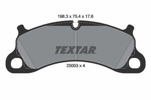[2500301] BRAKE PADS FRONT TEXTAR VAG