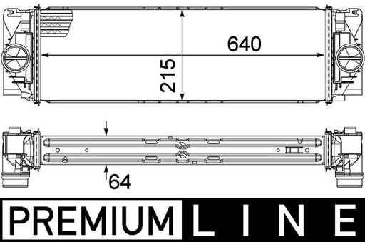 [CI 368 000P] INTERCOOLER MAHLE MERC