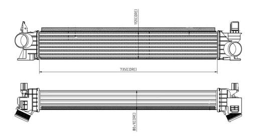 [309033] INTERCOOLER NRF FIAT