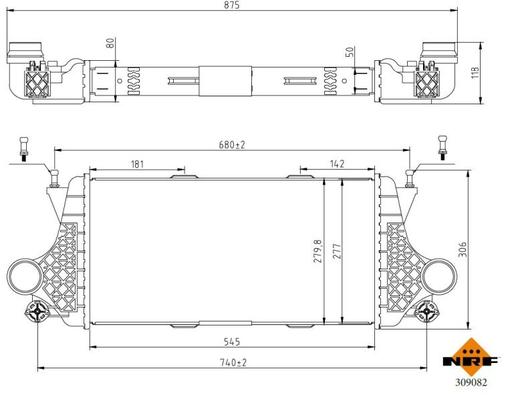 [309082] INTERCOOLER NRF MERC