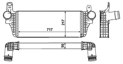 [30466] INTERCOOLER NRF VAG