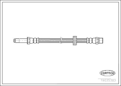 [19035383] FRONT BRAKE HOSE CORTECO VOLVO