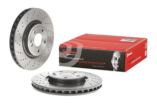 [09.B807.51] FRONT DISC 320MM CROSS DRILLED BREMBO MERC