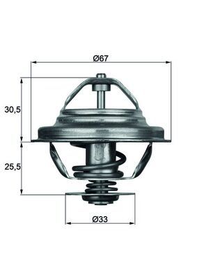 [2.119.71.312] THERMOSTAT 71D BEHR BMW