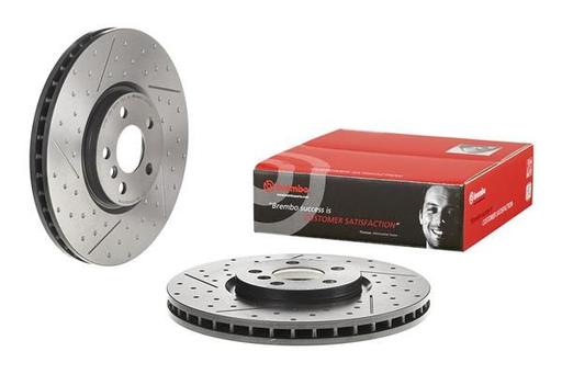 [09.D179.21] BRAKE DISC FRONT 335MM BREMBO MINI (CROSS DRILLED)