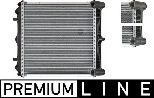 [CR 370 000P] RADIATOR RH MAHLE PORSCHE