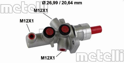 [05-0858] BRAKE MASTER CYLINDER METELLI BMW
