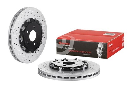 [09.9254.33] FRONT DISC 340MM CROSS DRILLED SLOTTED BREMBO