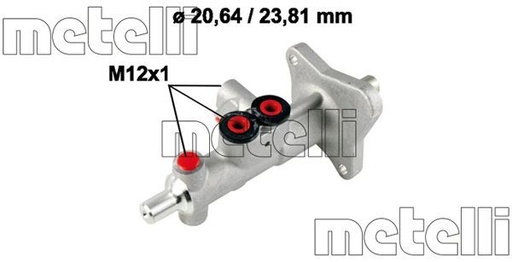 [05-0663] BRAKE MASTER CYLINDER METELLI MERC