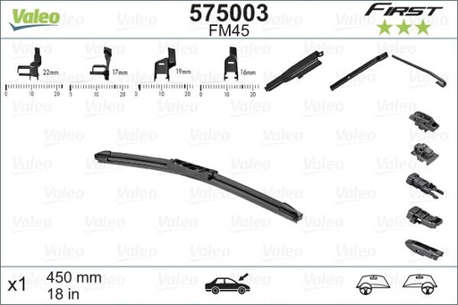 [FM38] WIPER BLADE 15" VALEO 575001