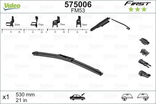 [FM47] WIPER BLADE 19" VALEO 575004