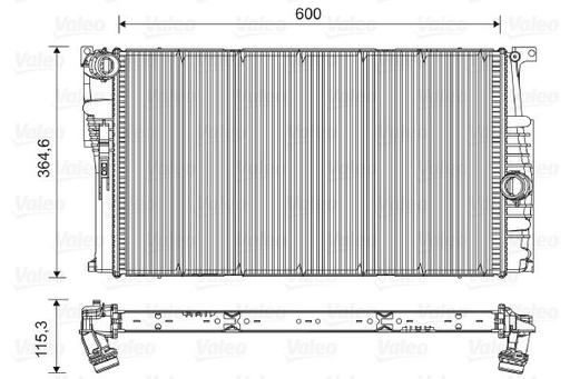 [735454] RADIATOR VALEO BMW
