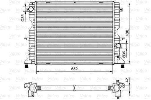 [701545] RADIATOR VALEO LAND ROVER