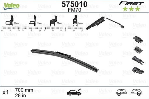 [FM70] WIPER BLADE 28" VALEO 575010
