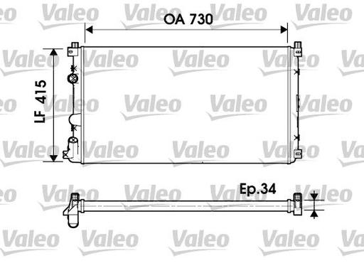 [732918] RADIATOR VALEO RENAULT