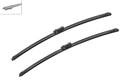 [A136S] WIPER BLADE [FRONT KIT] BOSCH AEROTWIN [630MM 25 INCH - FLAT WIPER BLADE]