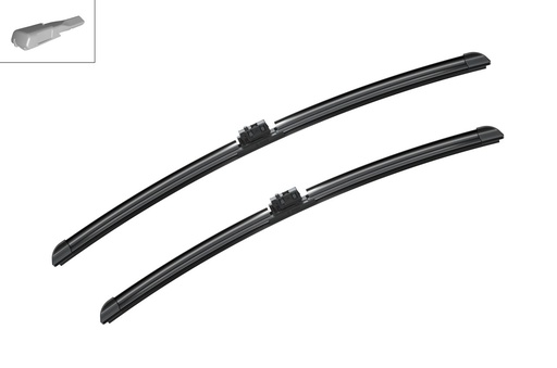 [A243S] WIPER BLADE SET FRONT AEROTWIN 600MM 24" 550MM 22" BOSCH MERC