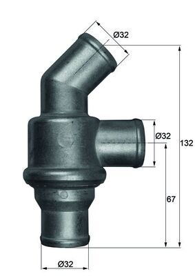 [TH 16 80] THERMOSTAT BEHR BMW