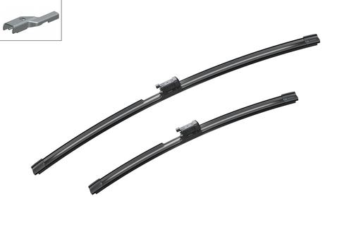 [A008J] WIPER BLADE [FRONT KIT] BOSCH AEROTWIN [650MM 26 INCH + 475MM 19 INCH - FLAT WIPER BLADE]