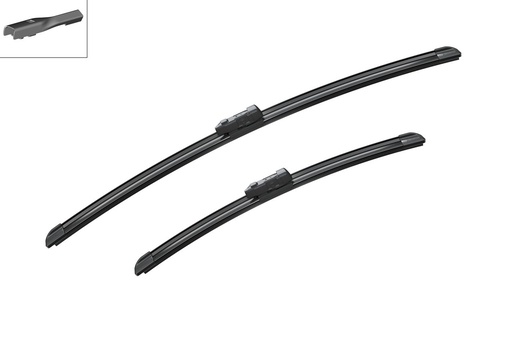 [A983S] WIPER BLADE SET FRONT AEROTWIN 575MM 23" 400MM 16" BOSCH BMW