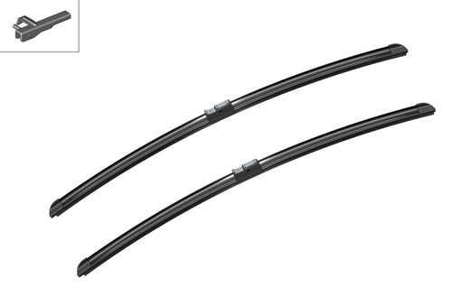 [A949S] WIPER BLADE SET FRONT AEROTWIN 650MM 26" BOSCH MERC