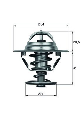 [TX 10 81D] THERMOSTAT BEHR SAAB