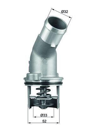 [TI 205 92D] THERMOSTAT BEHR VAG