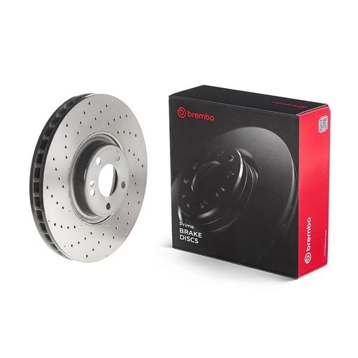[09.D524.13] FRONT DISC 360MM CROSS DRILLED BREMBO MERC [152MM HUB]