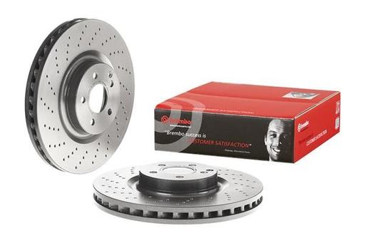 [09.A819.11] BRAKE DISC FRONT 360MM BREMBO MERC (CROSS DRILLED)
