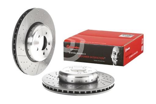 [09.C394.13] BRAKE DISC FRONT 370MM BREMBO BMW (CROSS DRILLED)